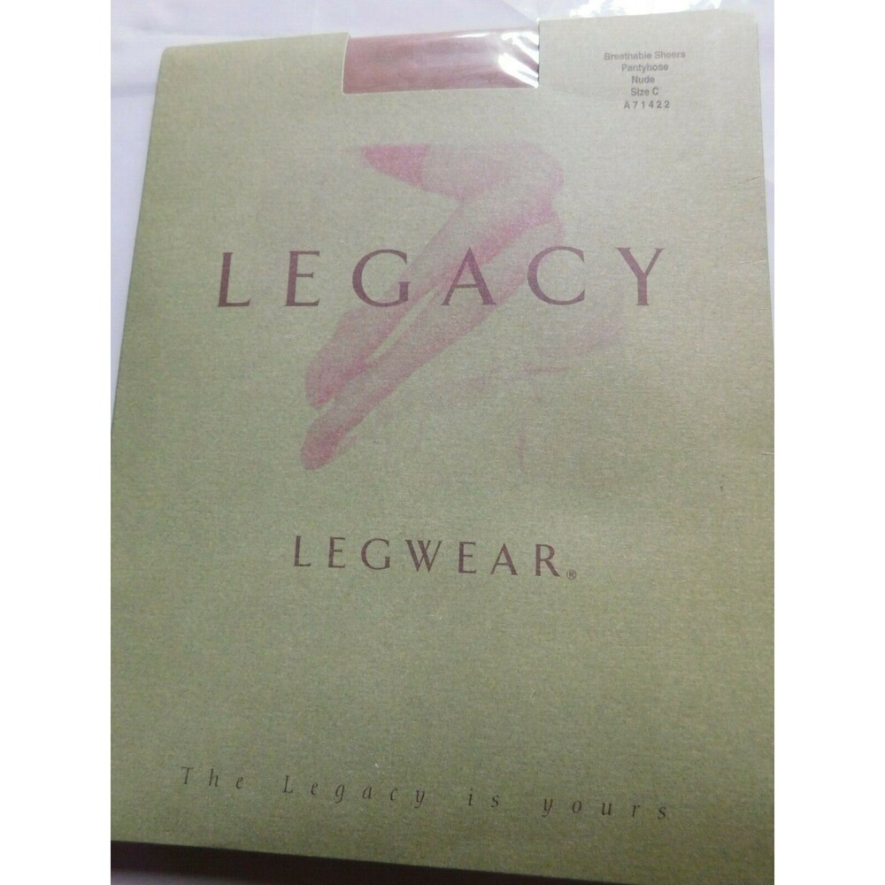 LEGACY LEGWEAR NUDE BODY SHAPER PANTYHOSE SIZE C